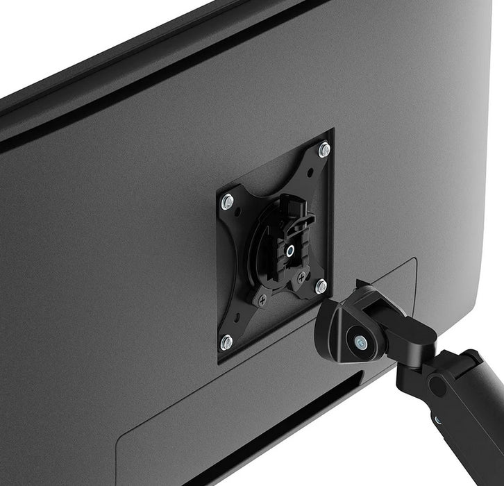 Neomounts Next Slim Desk Mount, double display (topfix clamp & grommet)