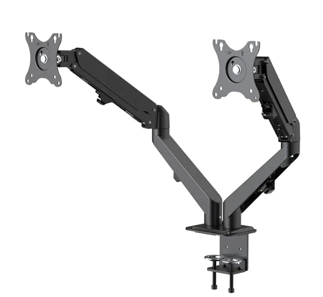 Neomounts Gas Spring Mount (clamp/grommet) for 2 Monitor Screens