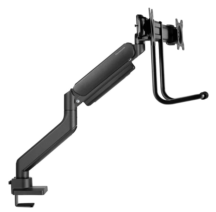 Neomounts Screen Desk Mount 2 screens (topfix clamp & grommet) for 2 Monitor Screens, Black