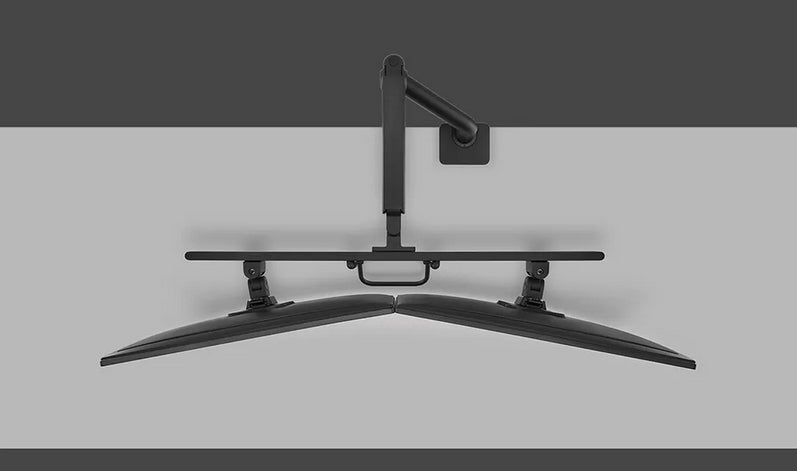 Neomounts Next One Desk Mount, double display crossbar (topfix clamp/grommet)