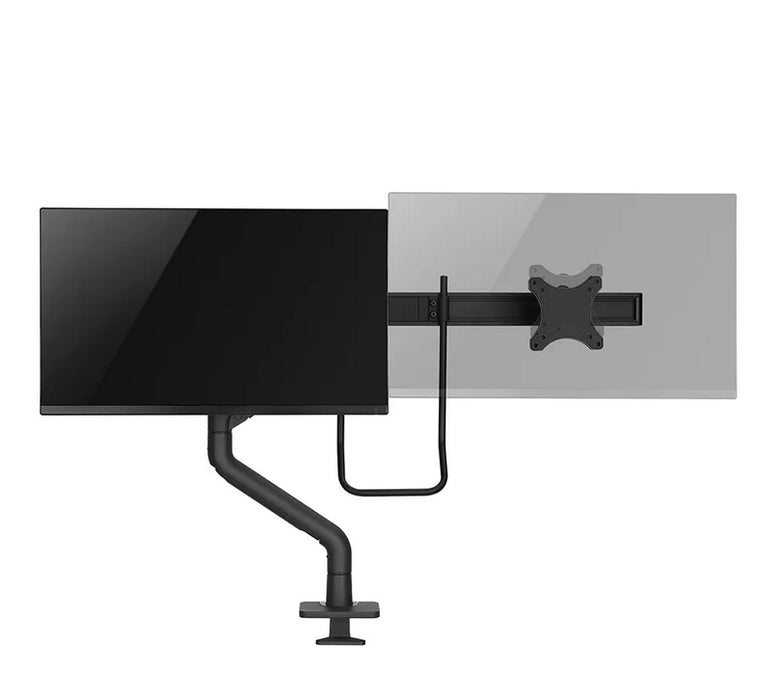Neomounts Next One Desk Mount, double display crossbar (topfix clamp/grommet)