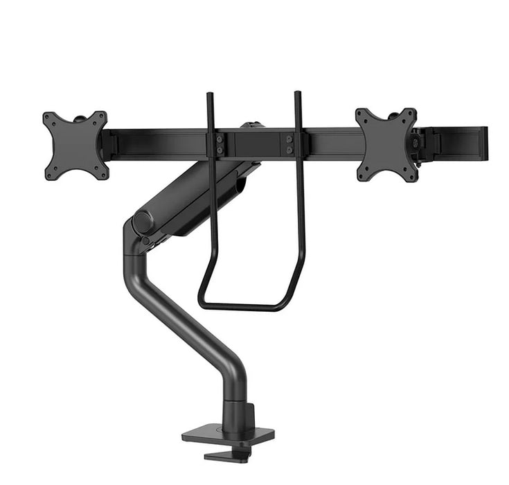 Neomounts Next One Desk Mount, double display crossbar (topfix clamp/grommet)