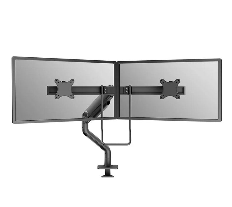 Neomounts Next One Desk Mount, double display crossbar (topfix clamp/grommet)