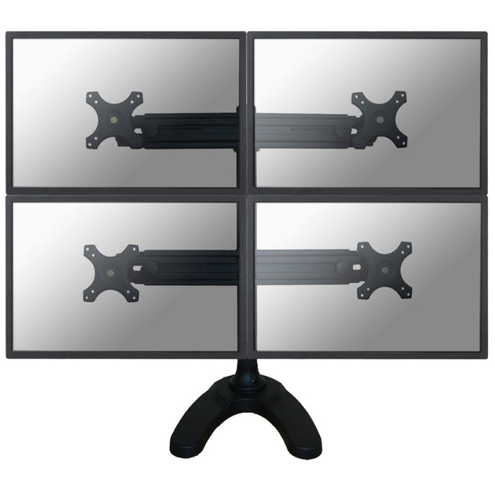 Neomounts Flat Screen Desk Mount (stand/grommet) for 4 Monitor Screens