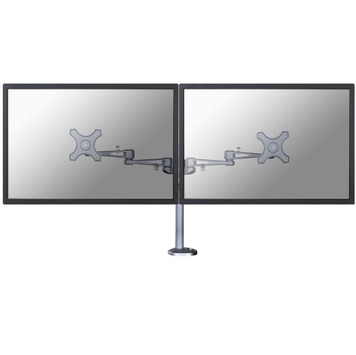 Neomounts Flat Screen Desk Mount (grommet) for 2 Monitor Screens