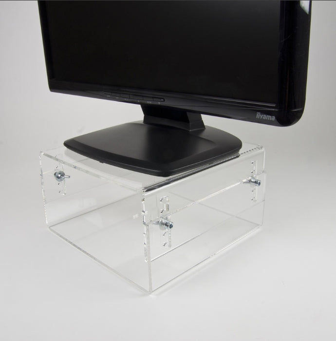 Neomounts Acrylic Monitor Riser (height adjustment: 7-13 cm)