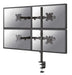 Neomounts Flat Screen Desk Mount (clamp/grommet) for 4 Screens - Стойки за бюро<<<NEOMOUNTS BY NEWSTAR