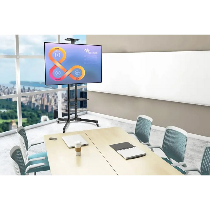 Neomounts Mobile Flat Screen Floor Stand (height: 155-170 cm) - Колички и поставки за екрани на под<<<NEOMOUNTS