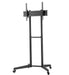 Neomounts Mobile Floor Stand (height adjustable: 128.5-145 cm) - Колички и поставки за екрани на под<<<NEOMOUNTS