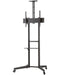 Neomounts Mobile Floor Stand incl. AV- and cam shelf (height adjustable: 128.5-145 cm) - Колички и поставки за екрани