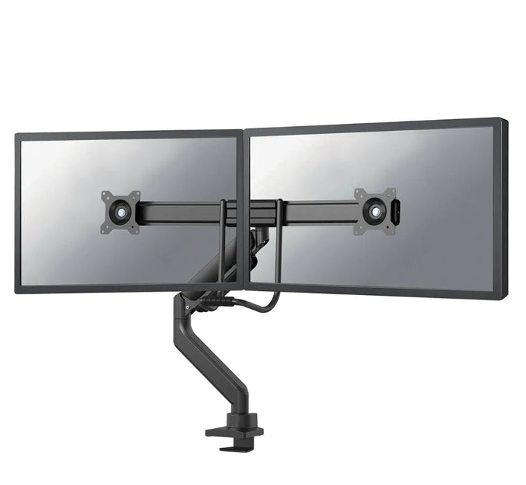 Neomounts Screen Desk Mount 2 screens (topfix clamp & grommet) for 2 Monitor Screens Black - Стойки за бюро<<<NEOMOUNTS