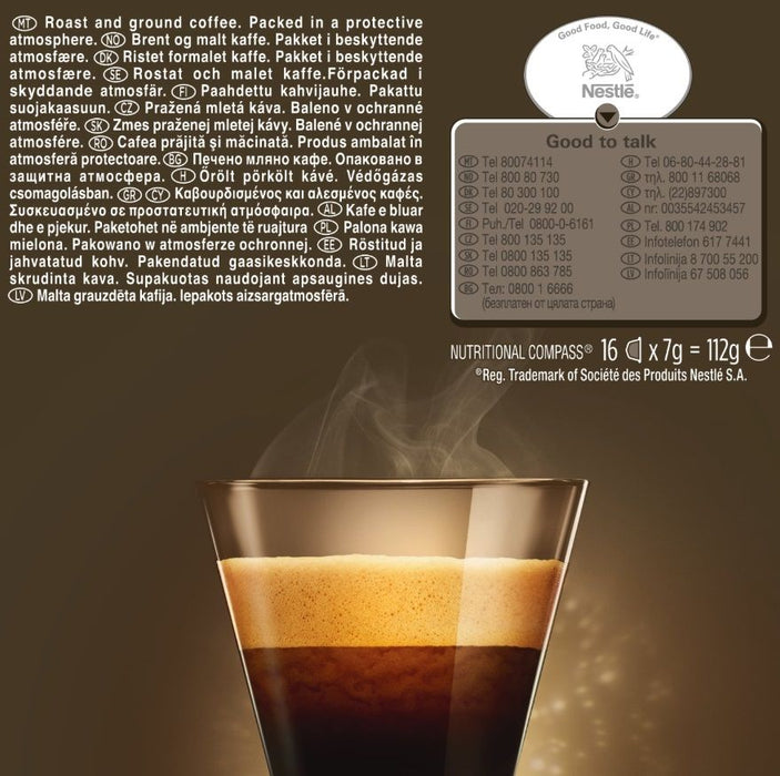 COFFEE CAPSULES NESCAFE DOLCE GUSTO INTENSO 16PCS.