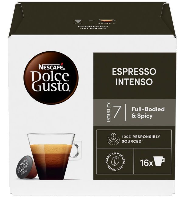 COFFEE CAPSULES NESCAFE DOLCE GUSTO INTENSO 16PCS.