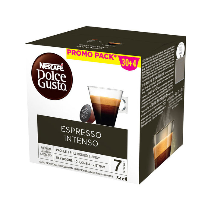 COFFEE NESCAFE D.GUSTO ESP.INTENSO 34PCS.