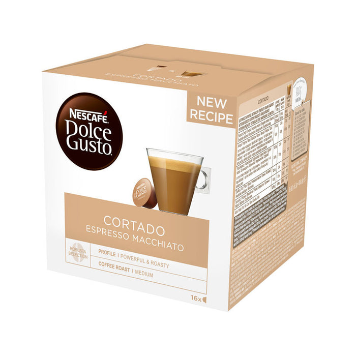 COFFEE CAPSULES NESCAFE DOLCE GUSTO CORTADO MACCHIATO