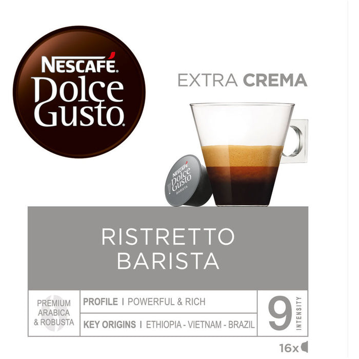 COFFEE CAPSULES NESCAFE DOLCE GUSTO RISTRETTO BARISTA