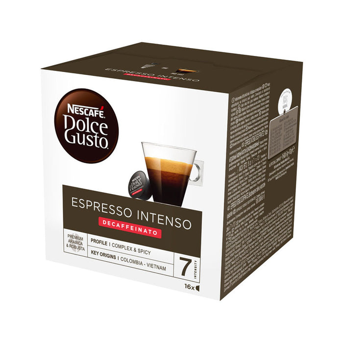 COFFEE CAPSULES NESCAFE DOLCE GUSTO INTENSO DECAF