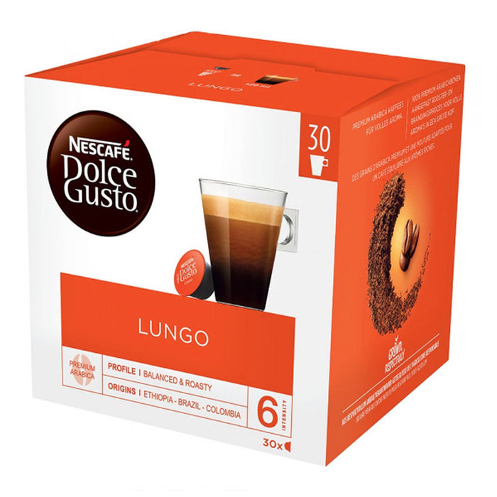 COFFEE NESCAFE D.GUSTO LUNGO 30 PCS.