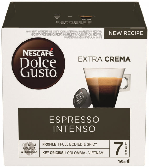 Coffee capsules NESCAFE Dolce Gusto Espresso Intenso 16 drinks