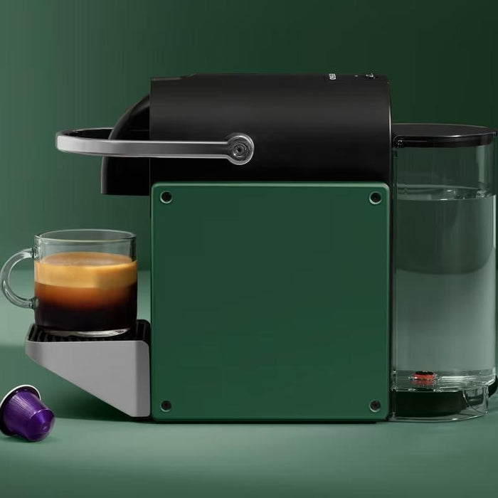Coffee machine with capsules NESPRESSO Pixie Dark Green