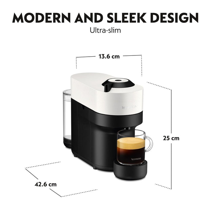 Capsule coffee machine NESPRESSO VERTUO POP Mch White