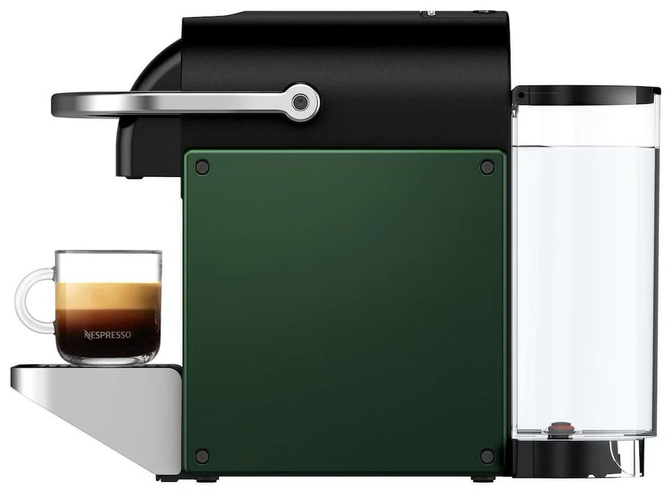 Coffee machine with capsules NESPRESSO Pixie Dark Green