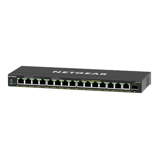 NETGEAR 16PT GE Plus Switch W/ POE+ - Комутатор - Уебмениджмънт<<<Мрежи<<<Мрежи и умен дом<<<ALSO&&&Компютър Мрежи и