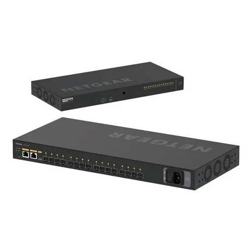 NETGEAR AV Line M4250-16XF 16x1G/10G Fiber SFP+ Managed Switch - Switch - CLI Managed<<<Мрежи<<<Мрежи и умен