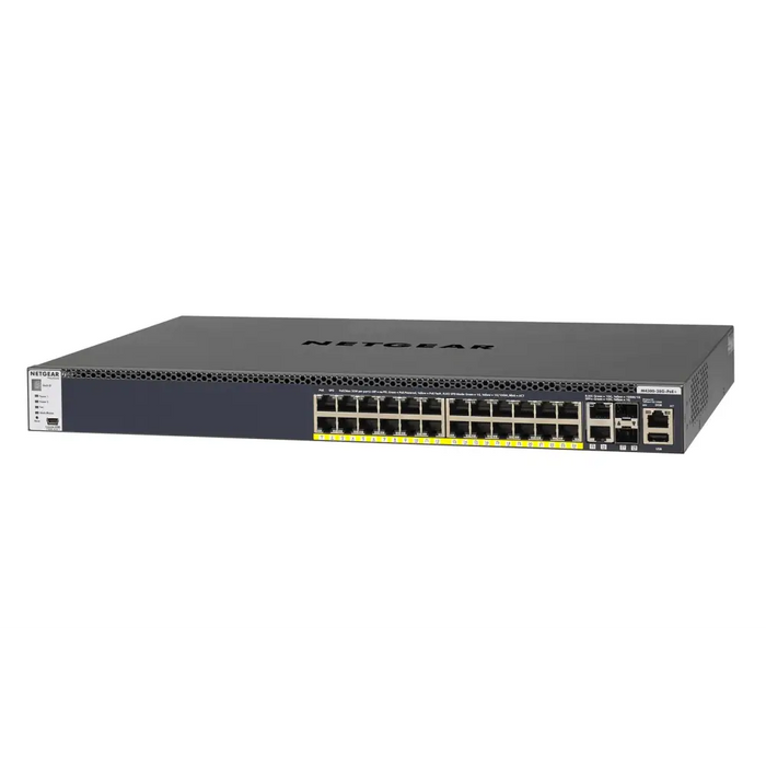 NETGEAR M4300-28G-PoE+ Managed L2/L3/L4 10G Ethernet (100/1000/10000) Power over Ethernet (PoE) 1U Black - Комутатор