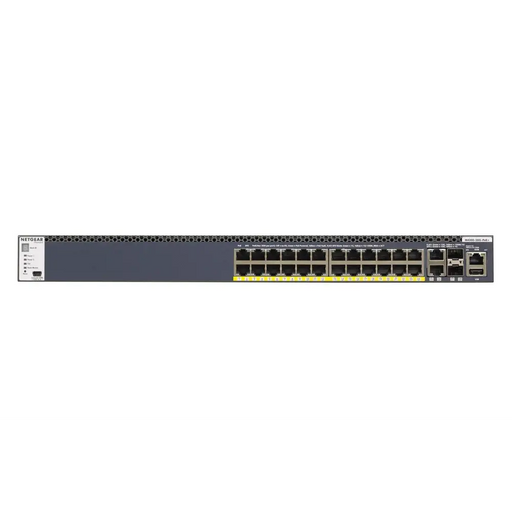 NETGEAR M4300-28G-PoE+ Managed L2/L3/L4 10G Ethernet (100/1000/10000) Power over Ethernet (PoE) 1U Black - Комутатор