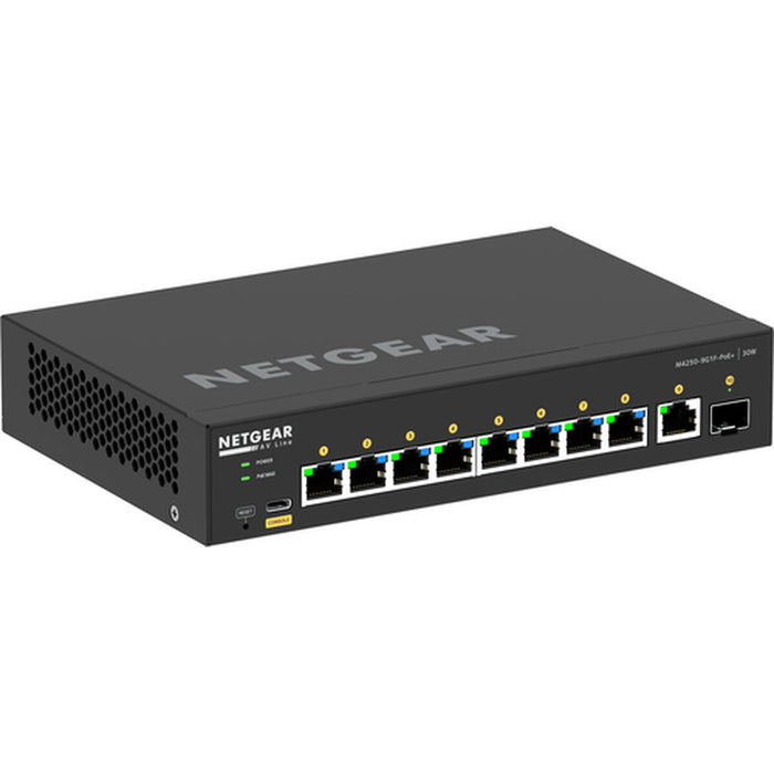 NETGEAR 10PT M4250-9G1F-POE+ Managed Switch