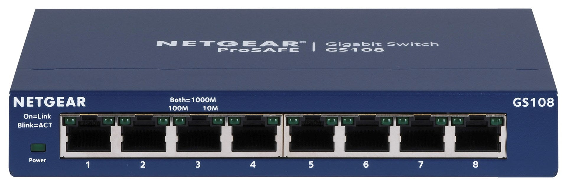 NETGEAR Gigabit Switch 8xRJ45 10/100/1000 8port Lifetime Warranty EN