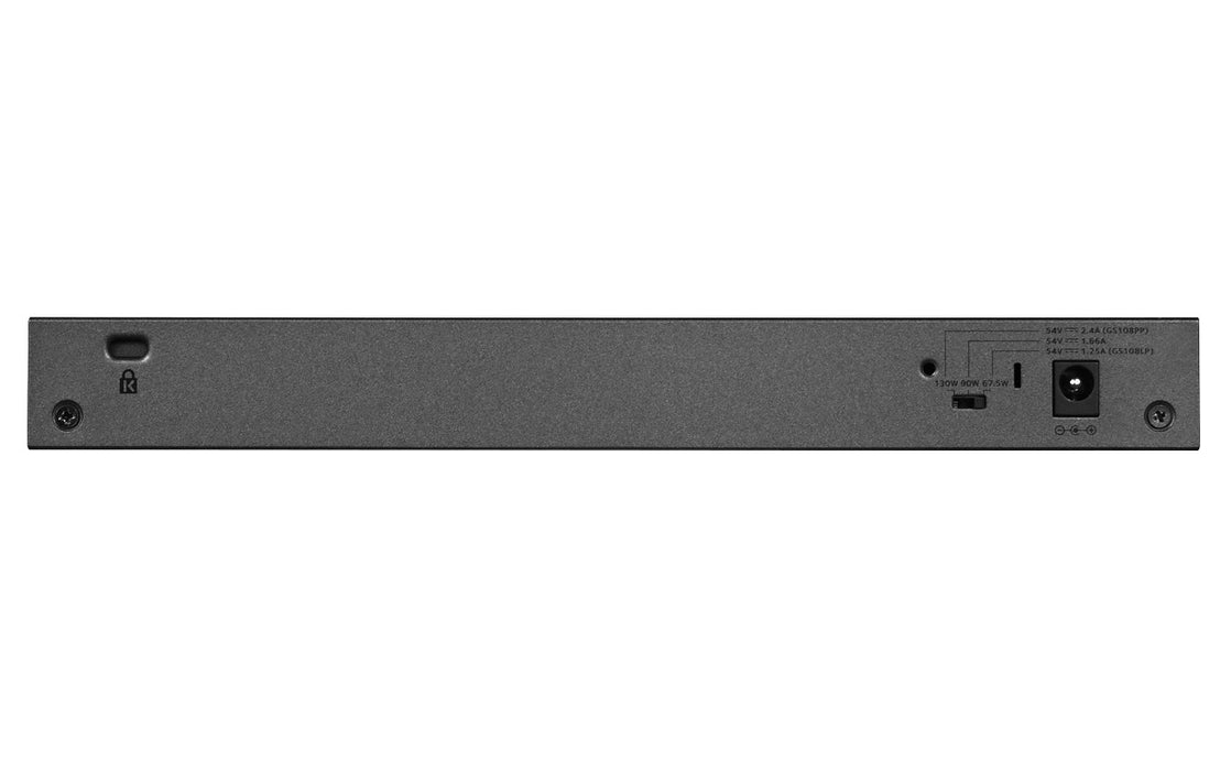 NETGEAR 8-Port PoE/PoE+ Gigabit Ethernet Unmanaged Switch GS108LP