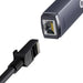 Network adapter Baseus Lite Series USB-C to RJ45 (grey) - Adapters connectors and converters<<<IT