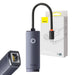 Network adapter Baseus Lite Series USB-C to RJ45 (grey) - Adapters connectors and converters<<<IT