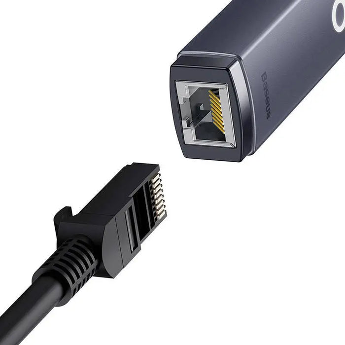 Network adapter Baseus Lite Series USB-C to RJ45 (grey) - Adapters connectors and converters<<<IT