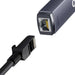 Network adapter Baseus Lite Series USB-C to RJ45 (grey) - Adapters connectors and converters<<<IT