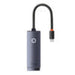 Network adapter Baseus Lite Series USB-C to RJ45 (grey) - Adapters connectors and converters<<<IT