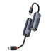 Network adapter Baseus Lite Series USB-C to RJ45 (grey) - Adapters connectors and converters<<<IT