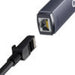 Network adapter Baseus Lite Series USB-C to RJ45 (grey) - Adapters connectors and converters<<<IT