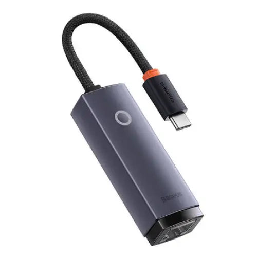 Network adapter Baseus Lite Series USB-C to RJ45 (grey) - Adapters connectors and converters<<<IT