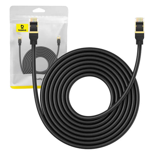 Network cable cat.8 Baseus Ethernet RJ45 40Gbps 8m (black) - Network cables<<<Cables<<<IT