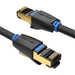 Network Cable CAT8 SFTP Vention IKABK RJ45 Ethernet 40Gbps 8m Black - Network cables<<<Cables<<<IT