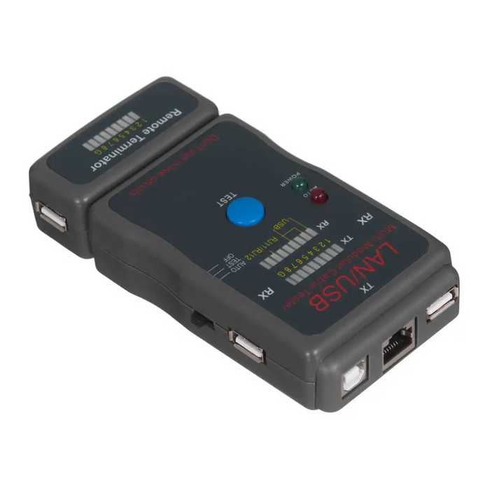Network Cable Tester GEMBIRD NCT-2 Black - TestersNRZ-TES<<<ToolsNRZ<<<ActionPL&&&Компютър Кабели и