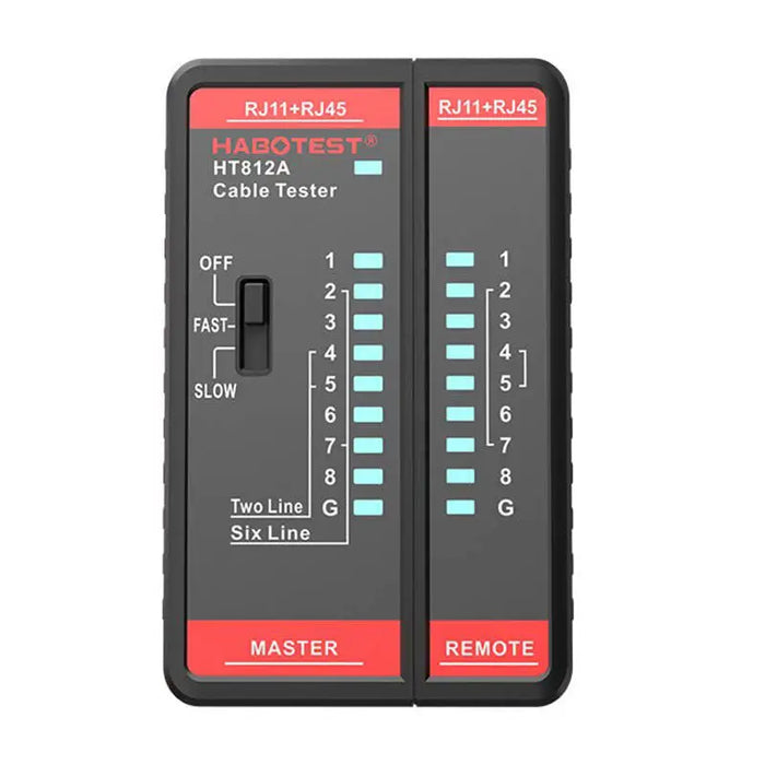 Network cable tester Habotest HT812A RJ45/RJ14/RJ12/RJ9 - Measuring tools<<<Tools<<<InnproXML