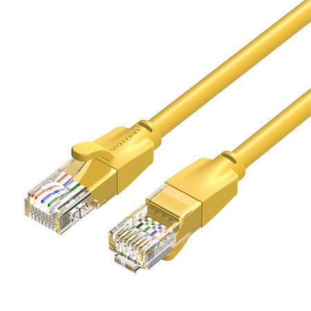 Network Cable UTP CAT6 Vention IBEYF RJ45 Ethernet 1000Mbps 1m Yellow - Network cables<<<Cables<<<IT