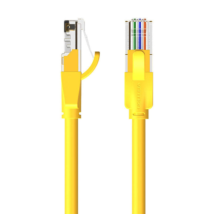 Network Cable UTP CAT6 Vention IBEYF RJ45 Ethernet 1000Mbps 1m Yellow - Network cables<<<Cables<<<IT