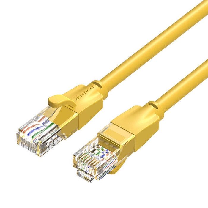 Network Cable UTP CAT6 Vention IBEYF RJ45 Ethernet 1000Mbps 1m Yellow - Network cables<<<Cables<<<IT