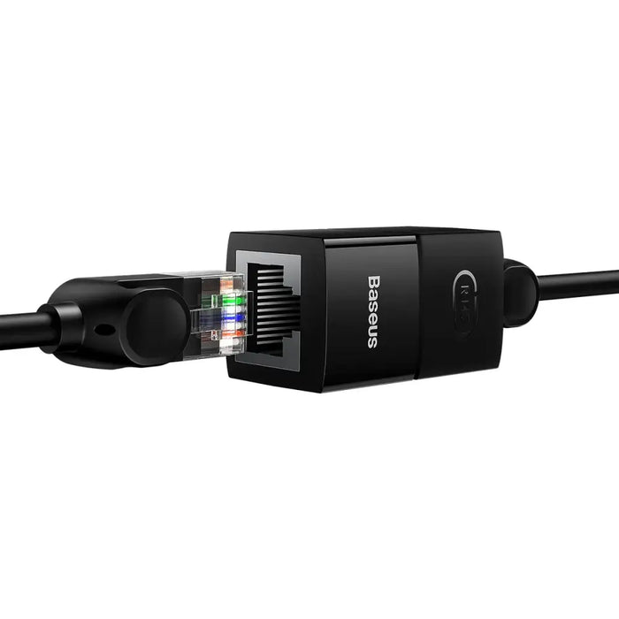 Network coupler Ethernet RJ-45 cable connector Baseus AirJoy Series 10 pcs - black - Network adapters<<<HurtelXML