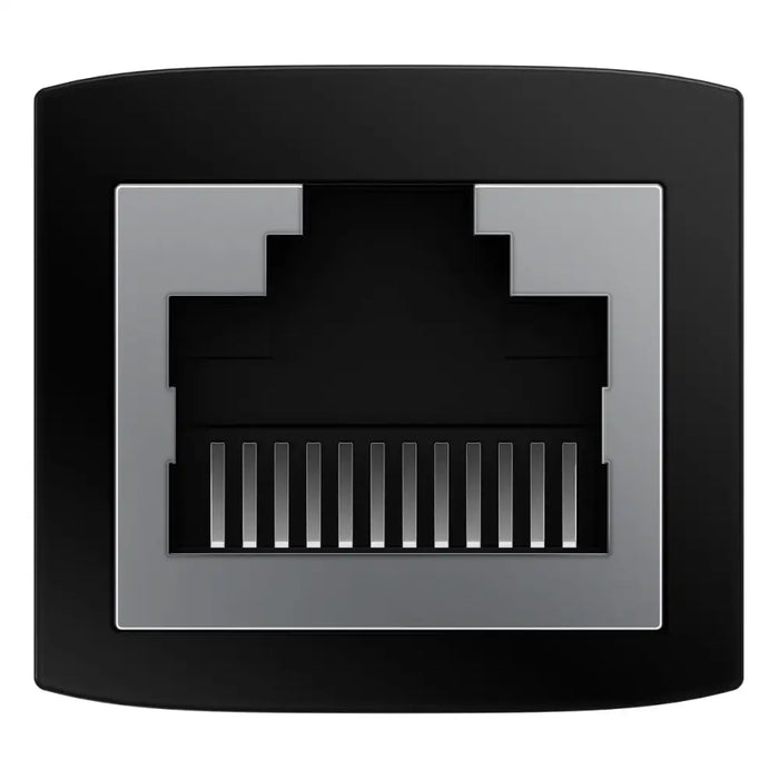 Network coupler Ethernet RJ-45 cable connector Baseus AirJoy Series 10 pcs - black - Network adapters<<<HurtelXML